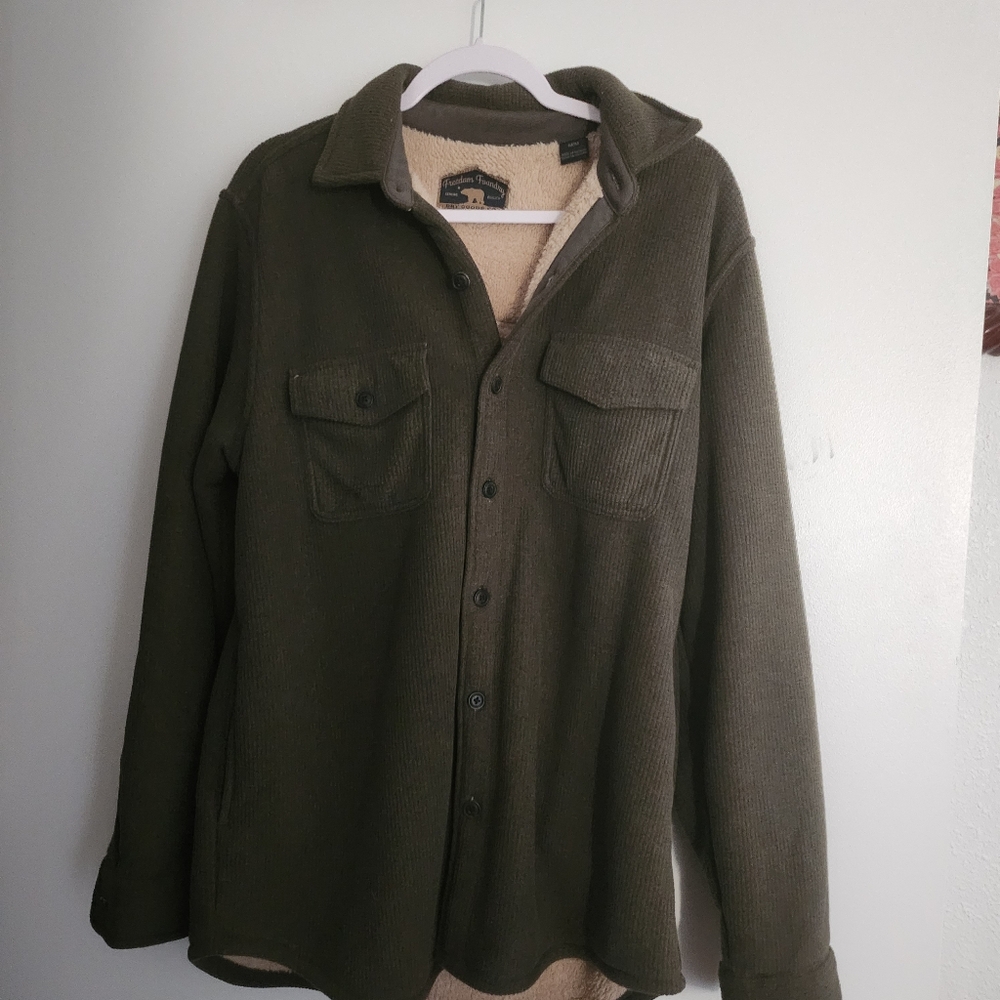 Mens button up sweater